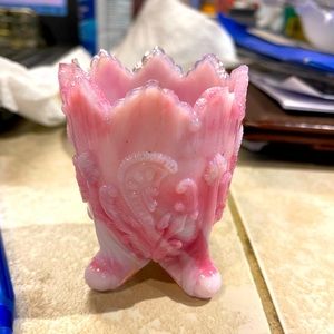 Vintage Inverted Fan & Amp Toothpick Holder